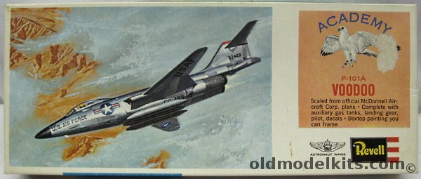 Revell 1/75 Mc Donnell F-101A Voodoo - Academy Great Britain Issue, H128 plastic model kit